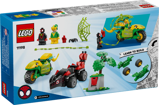 LEGO Marvel 11198 Spin and Electro Dinosaur Vehicle Chase